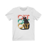 Graphic tee cat shirt