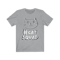 #cat squad cat face shirt