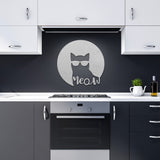 Cat Wall Art Metal Silhouette cutout