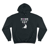 cat themed sweatshirt hoodie champion brand